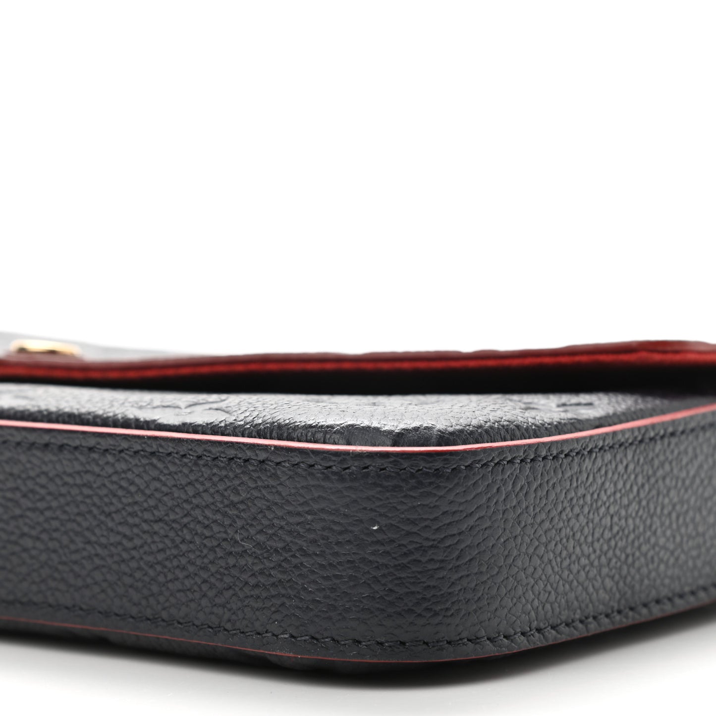 Empreinte Pochette Felicie Chain Wallet Marine Rouge