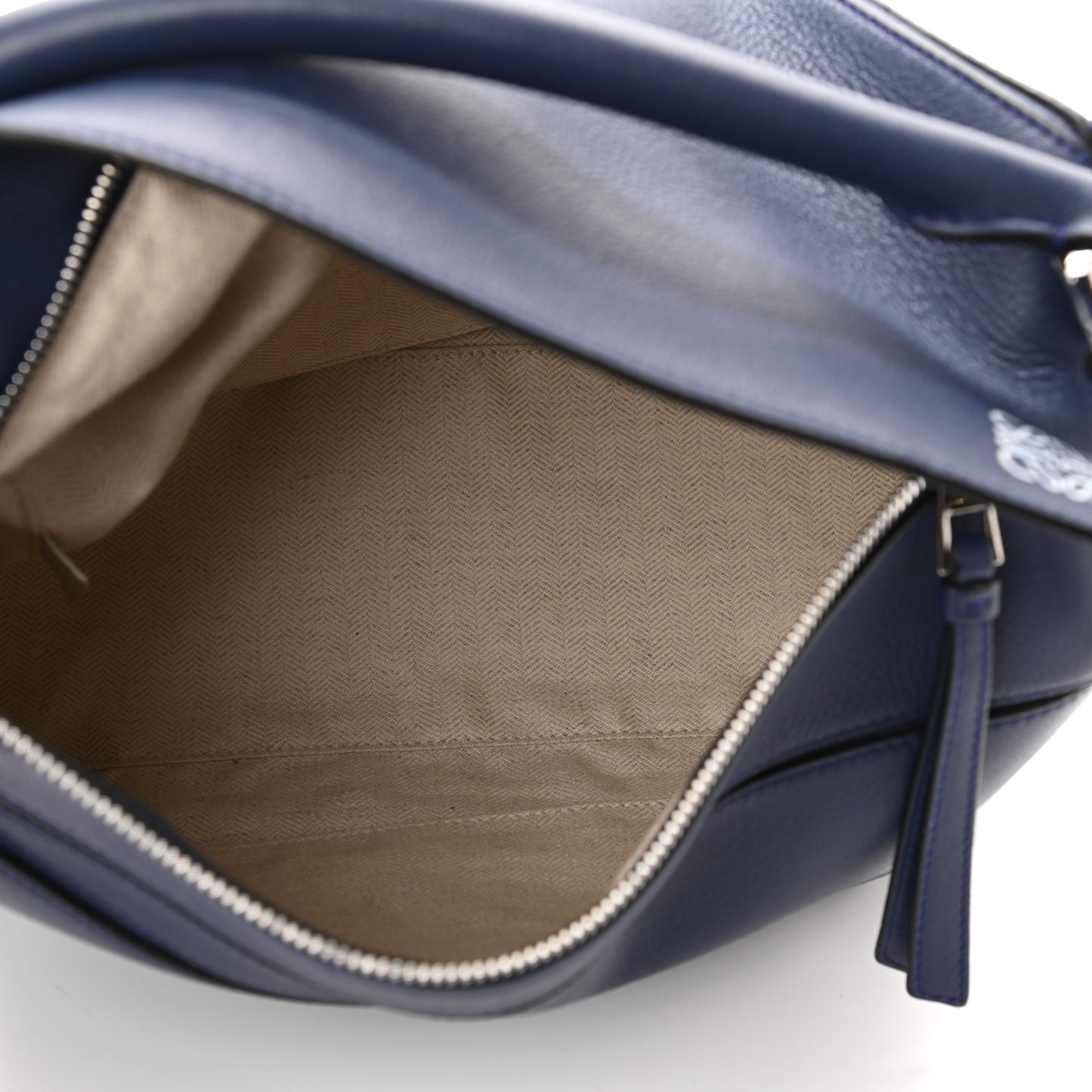Calfskin Medium Puzzle Bag Marine