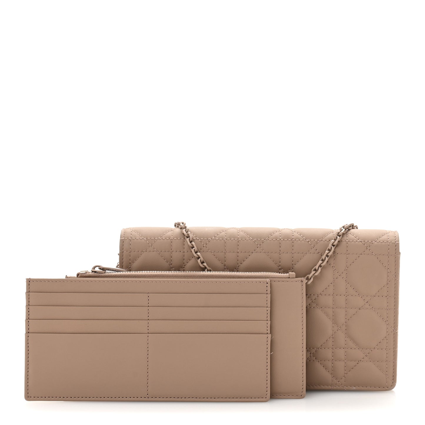 Ultra Matte Calfskin Cannage Lady Dior Clutch Fard