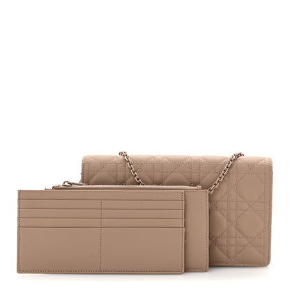 Christian Dior Ultra Matte Calfskin Cannage Lady Dior Clutch Fard 3 of 13