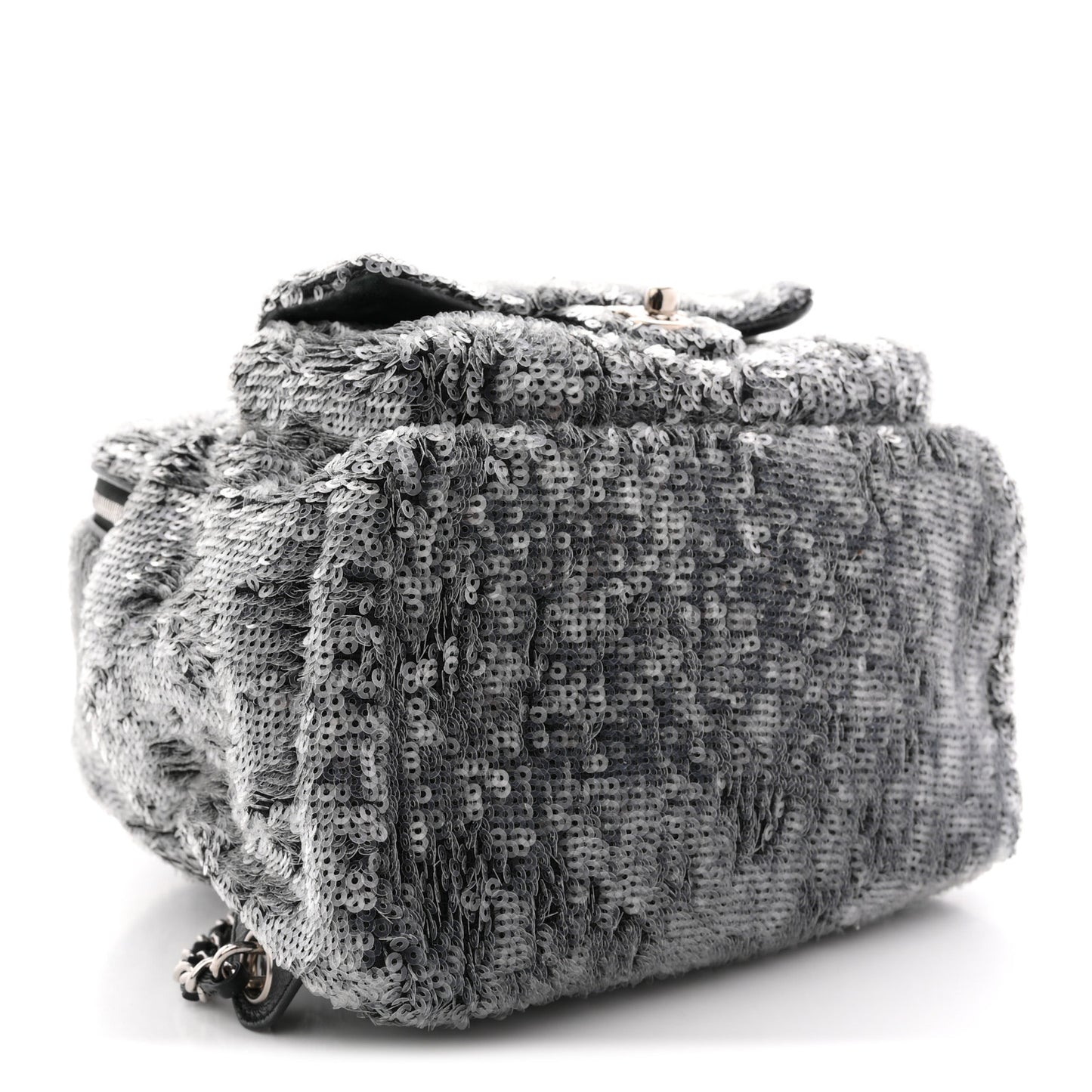 Sequin Waterfall Backpack Grey
