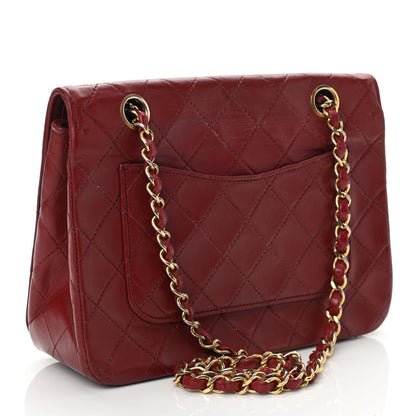 Chanel Lambskin Quilted Small Single Flap Bag Red 3 of 12