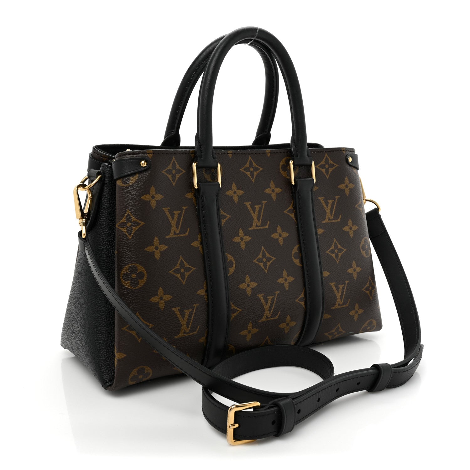 Louis Vuitton Monogram Soufflot BB Black 3 of 19