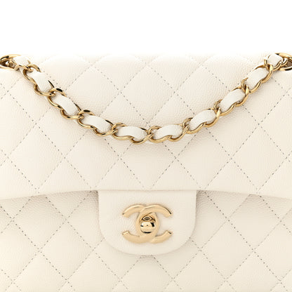 Chanel Caviar Quilted Small Double Flap White 8 of 11