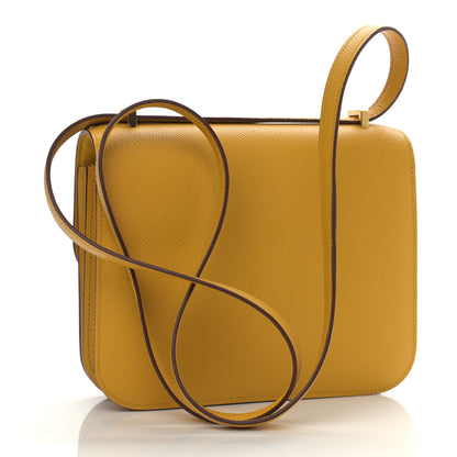 Hermes Epsom Constance 18 Jaune Ambre 3 of 14