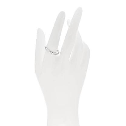 Cartier Platinum Diamond 3mm C De Cartier Wedding Band Ring 58 8.5 52/6 2 of 4