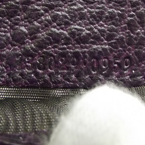 Leather Hasler Wallet Purple