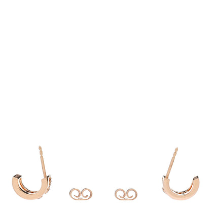 Messika 18K Rose Gold Diamond Move Romane Hoop Earrings 3 of 5