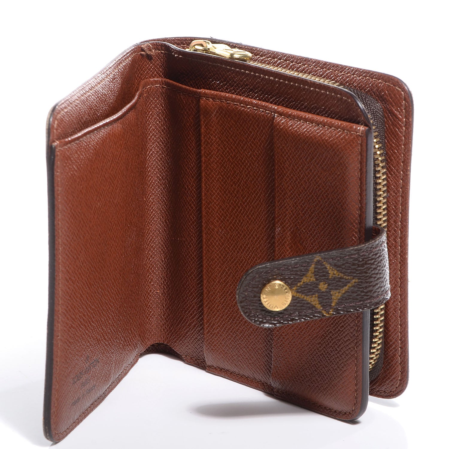 Louis Vuitton Monogram Compact Zippe Zipped Wallet 6 of 8