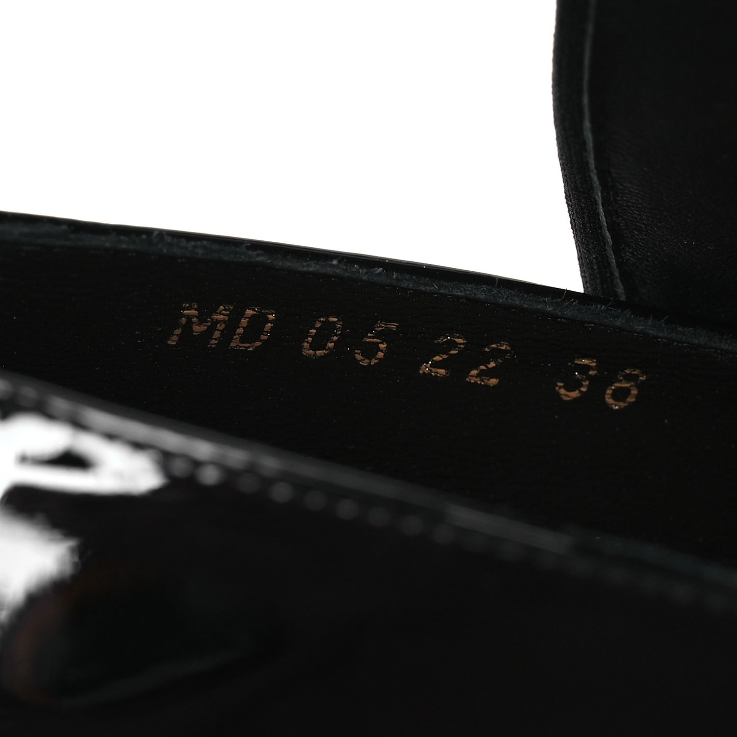 Patent Dior 62-22 Pumps 38 Black