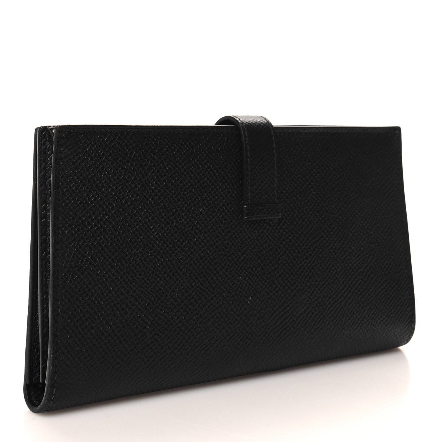 Hermes Epsom Bearn Gusset Wallet Black 3 of 11