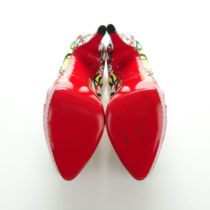 Christian Louboutin Fabric Loubi Print Daffodile 160 Pumps 38.5 Multicolor 5 of 8