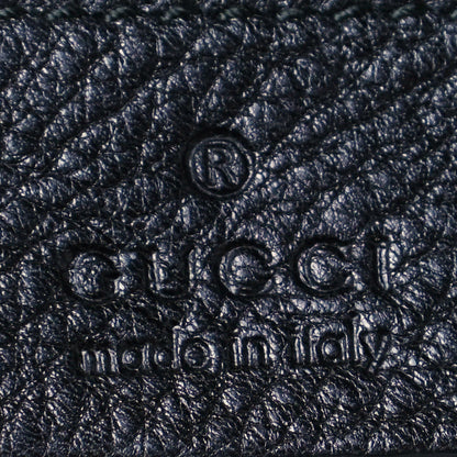 Gucci Pebbled Calfskin Medium Soho Shoulder Bag Black 7 of 13