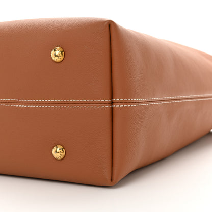 Louis Vuitton Grained Calfskin Low Key Hobo MM Cognac 10 of 10