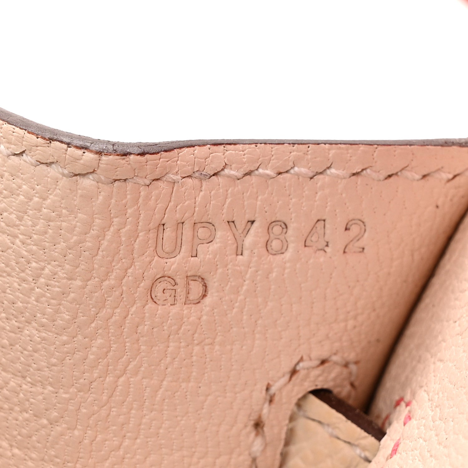 Hermes Epsom Horseshoe Birkin Sellier 25 Rose Azalee Nata 8 of 13