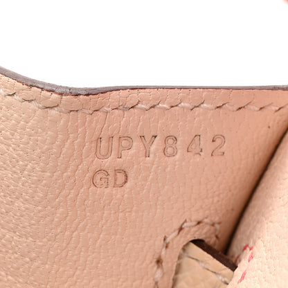 Hermes Epsom Horseshoe Birkin Sellier 25 Rose Azalee Nata 8 of 13