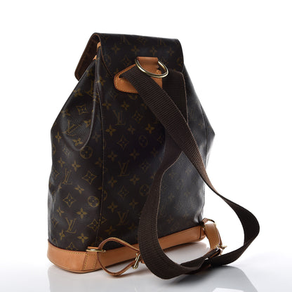 Louis Vuitton Monogram Montsouris GM Backpack 3 of 14