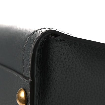 Gucci Textured Dollar Calfskin Web Studded Maxi Diana Tote Bag Graphite Grey 11 of 14