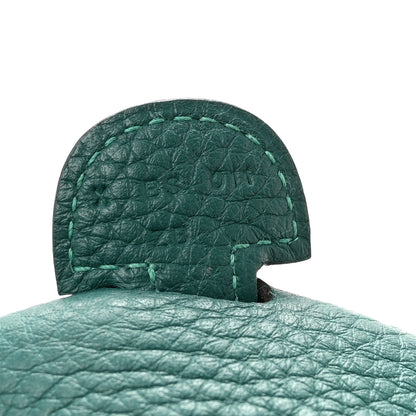 Hermes Taurillon Clemence EVELYNE III PM Malachite 6 of 12
