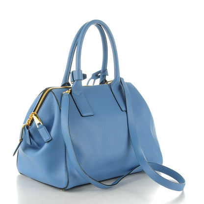 Marc Jacobs Textured Calfskin Medium Incognito Satchel Sky 3 of 8