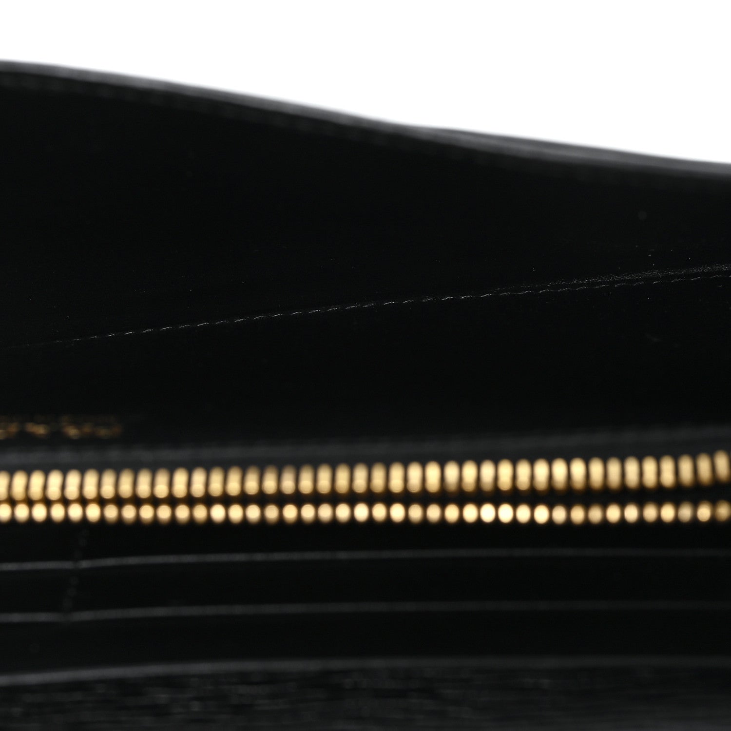 Prada Vitello Move Metal Oro Chain Wallet Black 5 of 9
