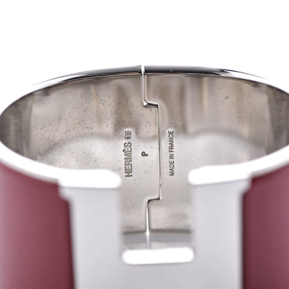 Hermes Enamel Extra Wide Clic Clac H Bracelet PM Red 3 of 3