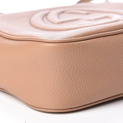 Gucci Pebbled Calfskin Small Soho Disco Bag Camelia 9 of 11