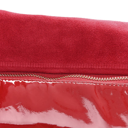 Jimmy Choo Patent Calfskin Tulita Shoulder Bag Red 10 of 10