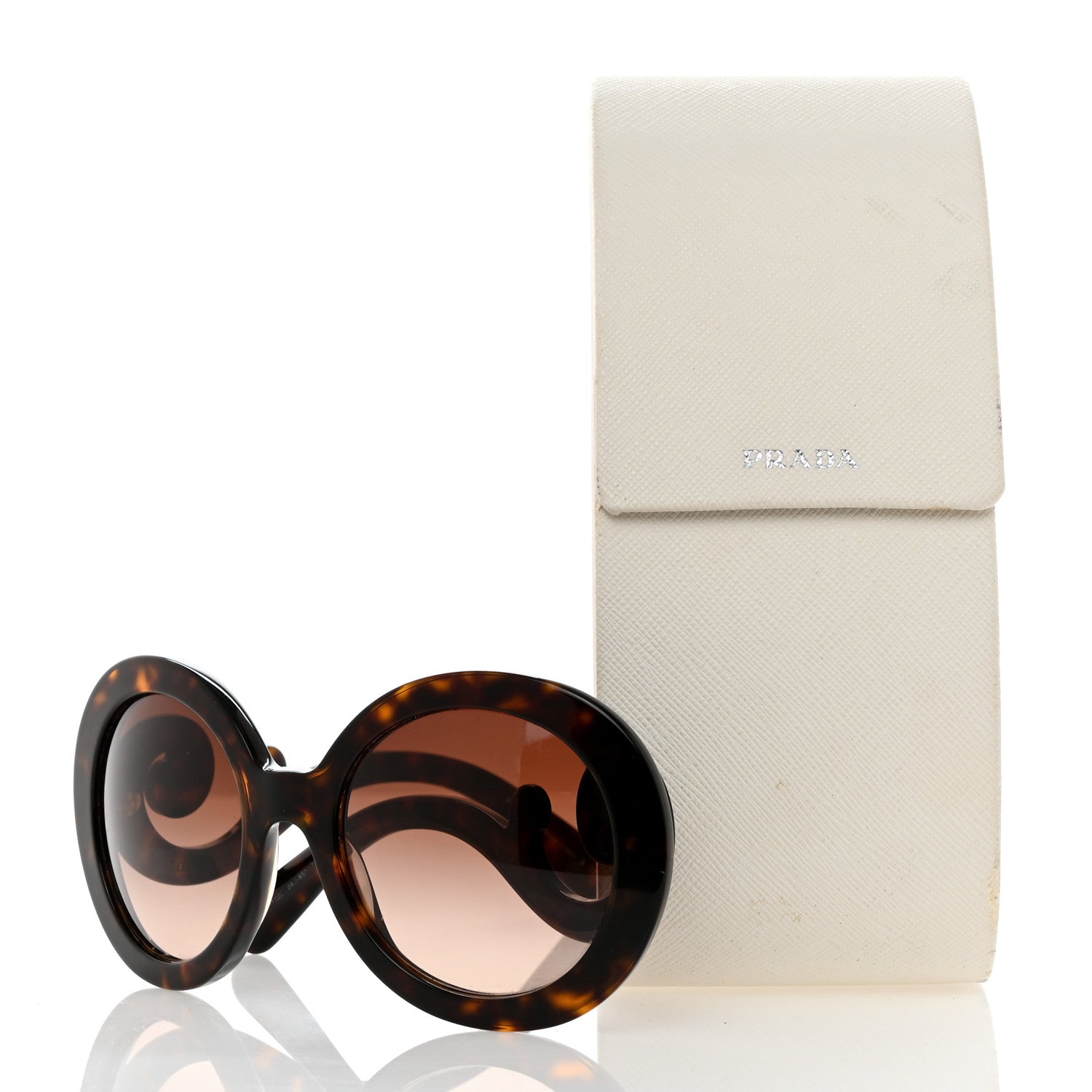 Prada Baroque Sunglasses SPR 13S Havana 8 of 8