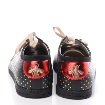 Gucci X SEGA Calfskin GUCCY Stars Mens Falacer Sneakers 8.5 Black 5 of 11