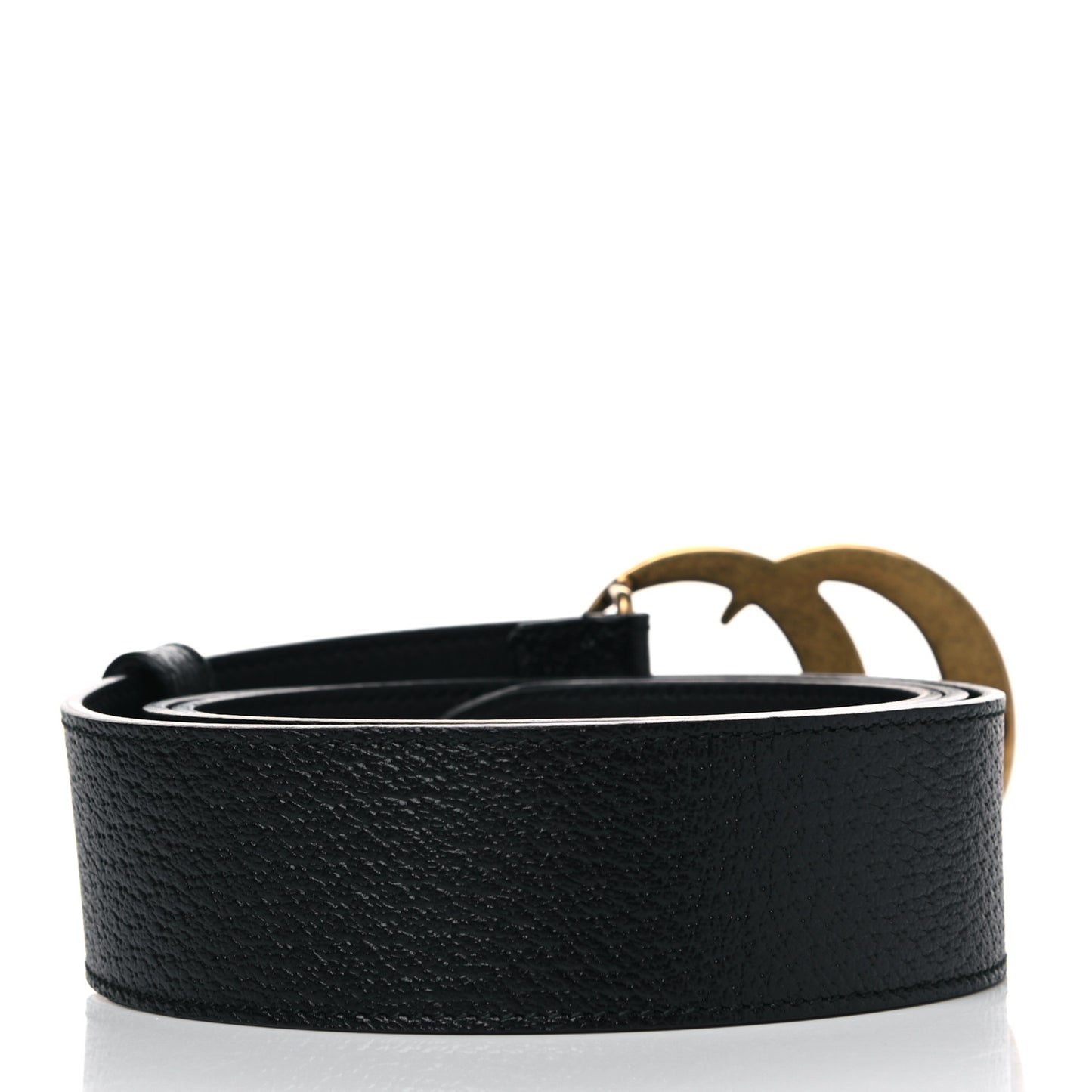 Textured Calfskin Double G 40mm Belt 100 40 Black