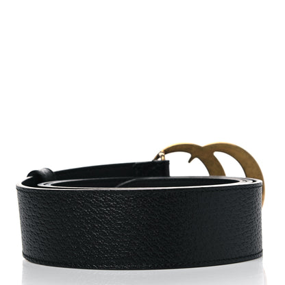 Gucci Textured Calfskin Double G 40mm Belt 100 40 Black 2 of 6