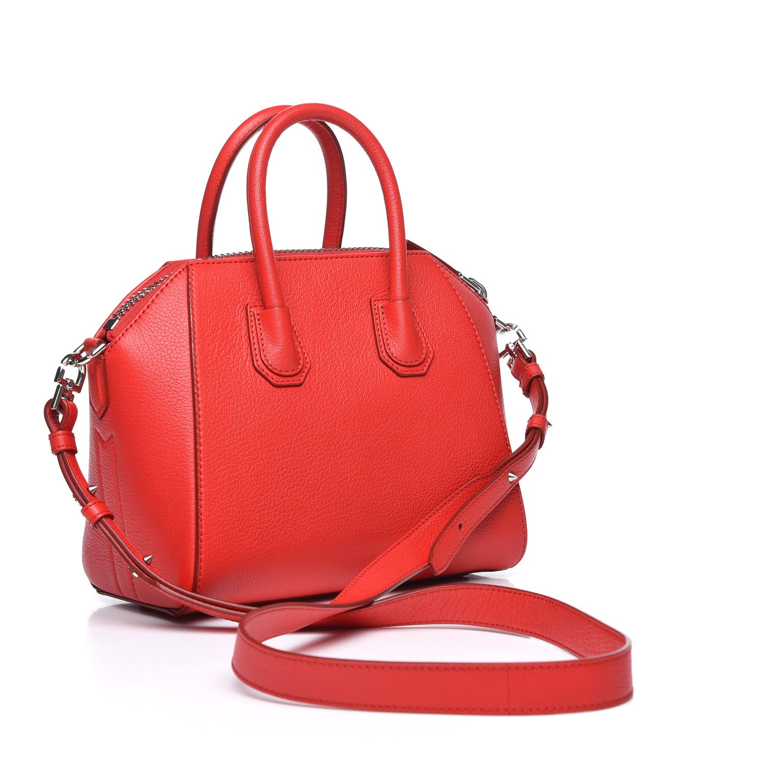 Givenchy Sugar Goatskin Mini Antigona Medium Red 2 of 8