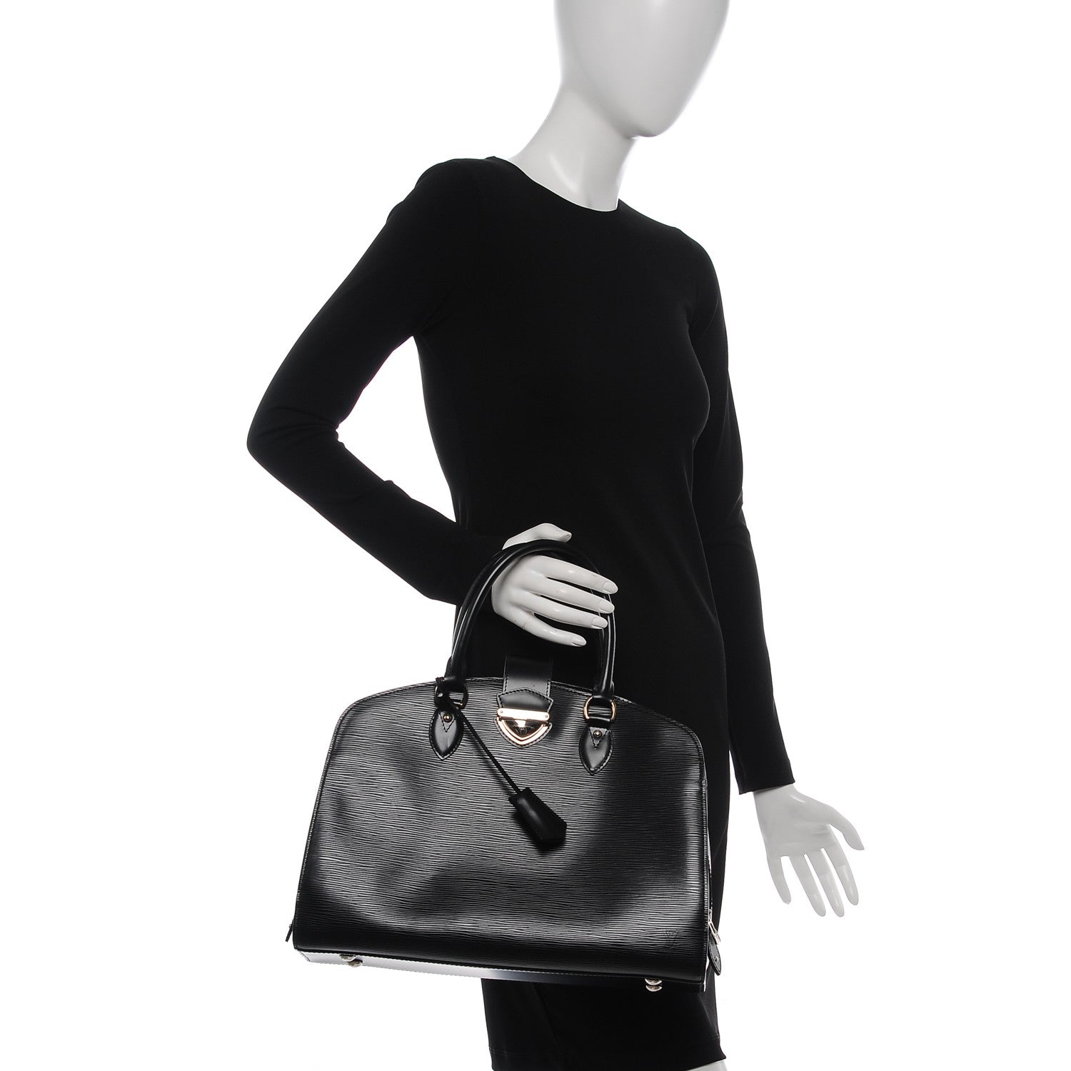 Louis Vuitton Epi Pont-Neuf GM Black 2 of 6