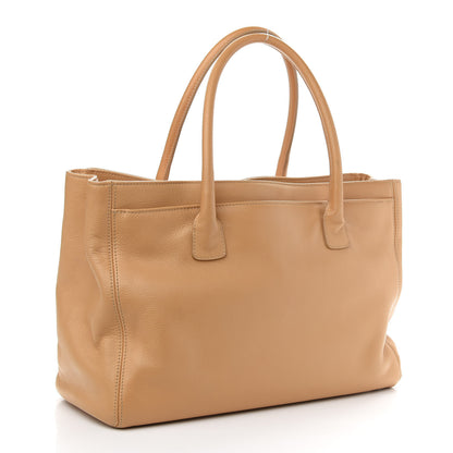 Chanel Calfskin Cerf Executive Shopper Tote Beige 3 of 9