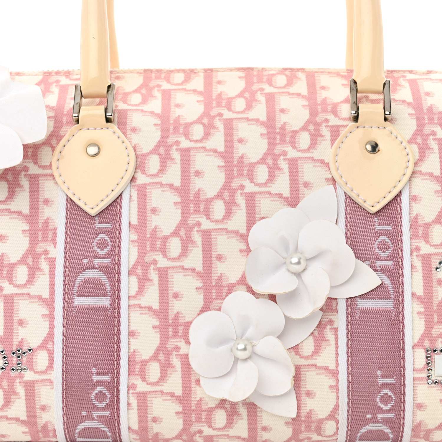 Christian Dior Monogram Girly Boston Pink 8 of 15