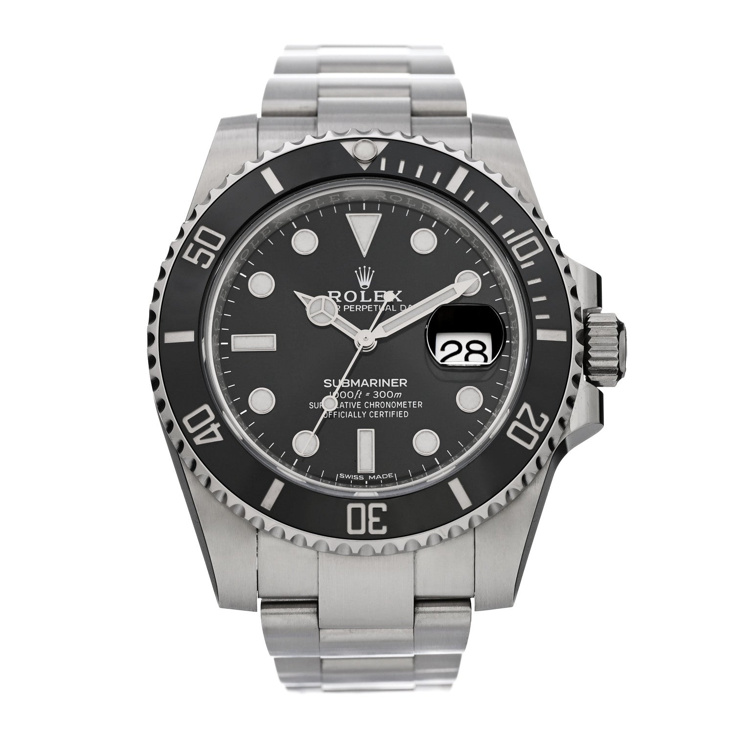 Rolex Stainless Steel 40mm Oyster Perpetual Submariner Date Watch Black 116610LN 1 of 5
