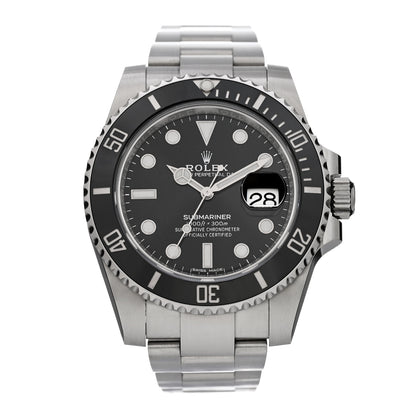 Rolex Stainless Steel 40mm Oyster Perpetual Submariner Date Watch Black 116610LN 1 of 5