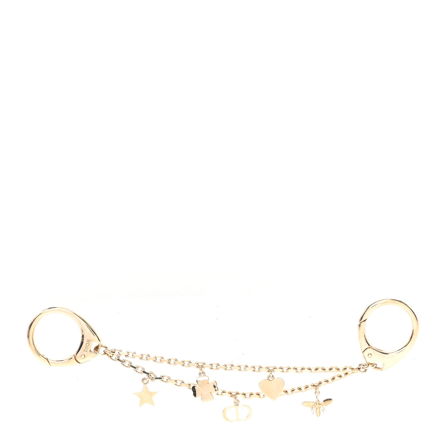 Christian Dior Metal Bag Charm Gold 1 of 4
