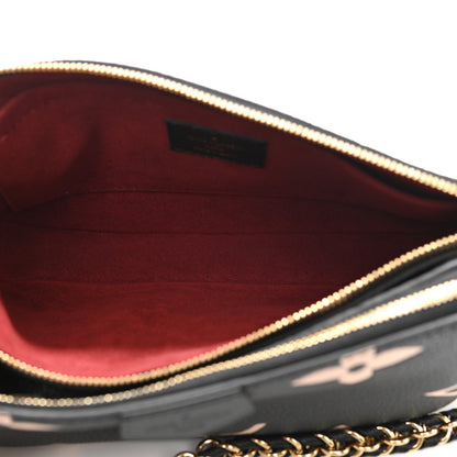 Louis Vuitton Empreinte Monogram Giant Multi Pochette Accessories Black Beige 6 of 12