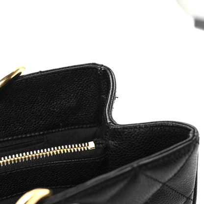 Chanel Caviar Quilted Grand Shopping Tote GST Black 6 of 7