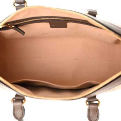 Gucci GG Supreme Monogram Web Medium Ophidia Boston Brown 5 of 11