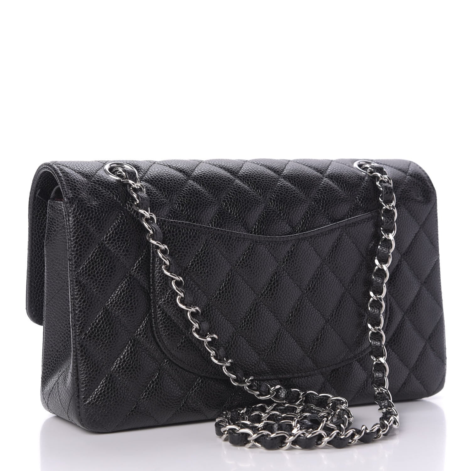 Chanel Caviar Quilted Medium Double Flap Black 3 of 9