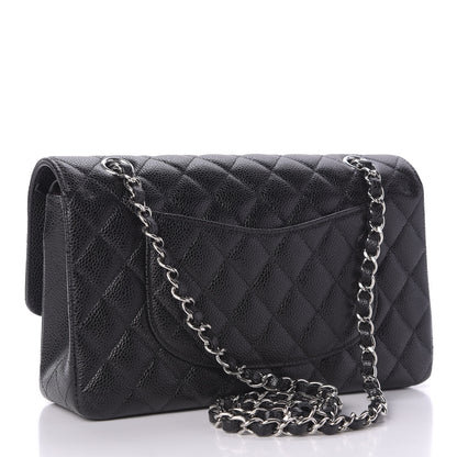 Chanel Caviar Quilted Medium Double Flap Black 3 of 9