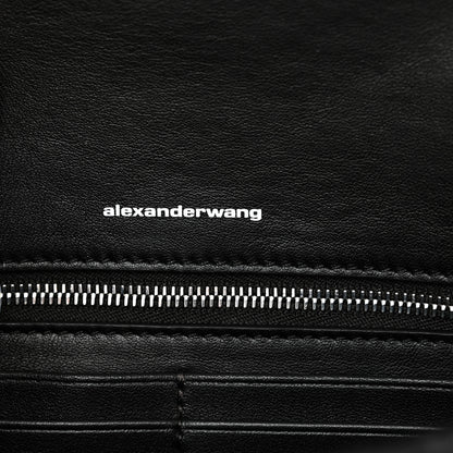Alexander Wang Pebbled Lambskin Studded Roz Shoulder Bag Black 6 of 9