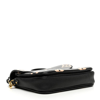 Louis Vuitton Empreinte Monogram Giant Pochette Metis Black Beige 4 of 11