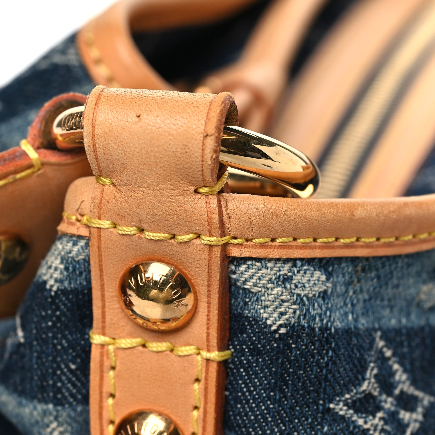 Louis Vuitton Denim Raye Porte Epaule MM 13 of 13