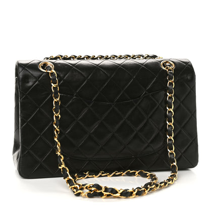 Chanel Lambskin Quilted Medium Double Flap Black 3 of 10