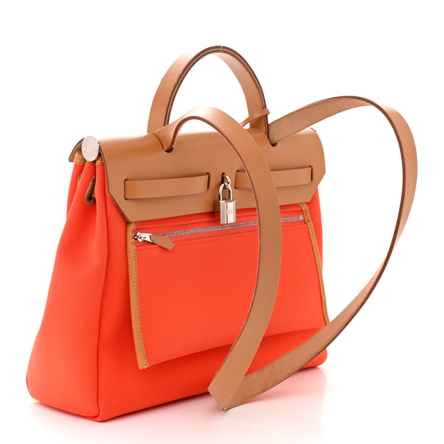 Vache Hunter Toile Herbag Zip Retourne 31 PM Capucine Fauve