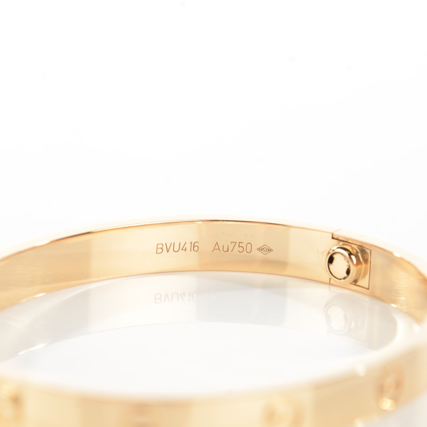 18K Yellow Gold LOVE Bracelet 17